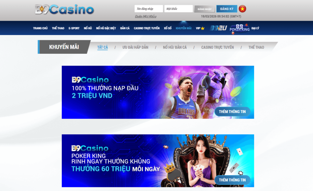 Nhà cái uy tín B9Casino
